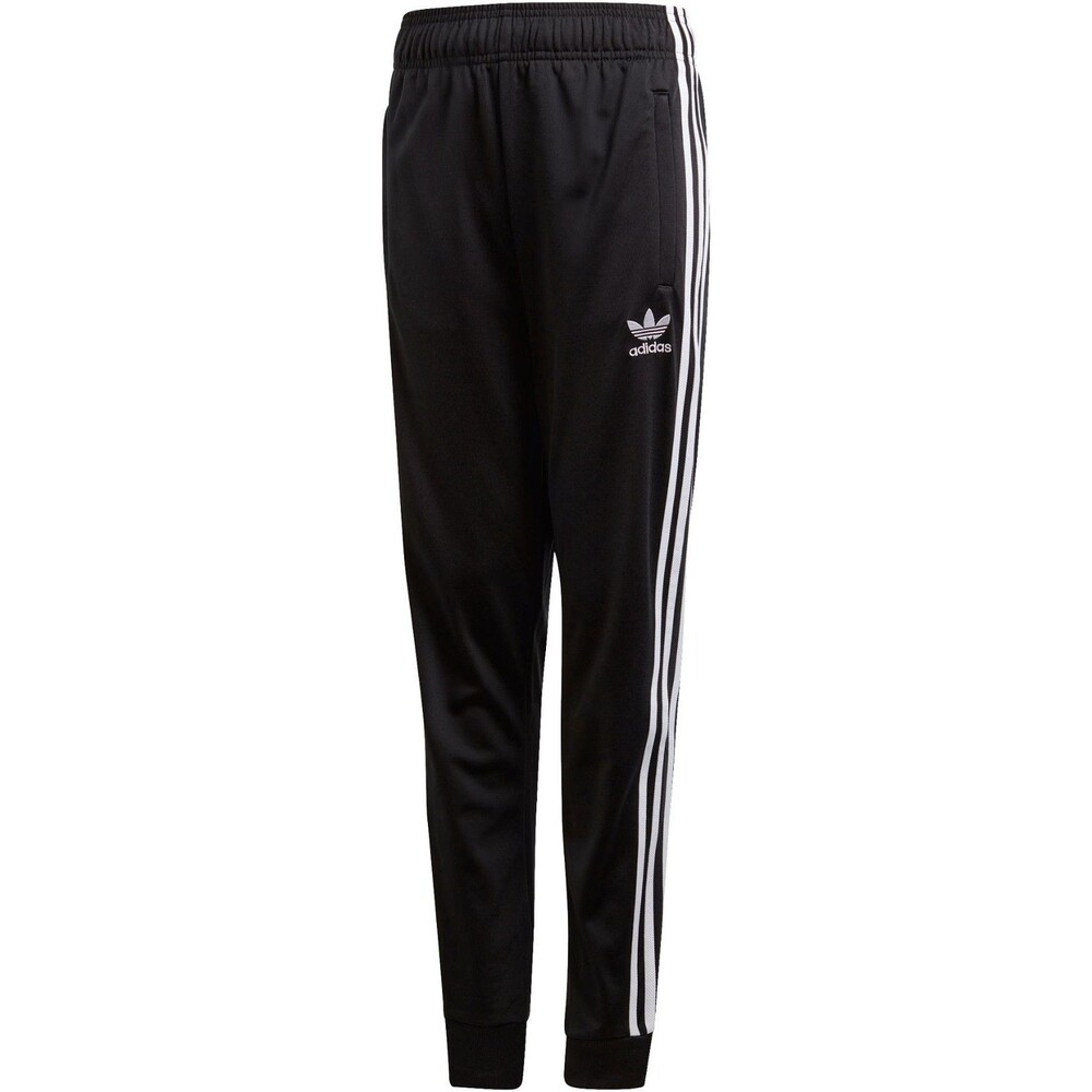 NEW Adidas Boys' Track Pants 5T Black cuffed ankle